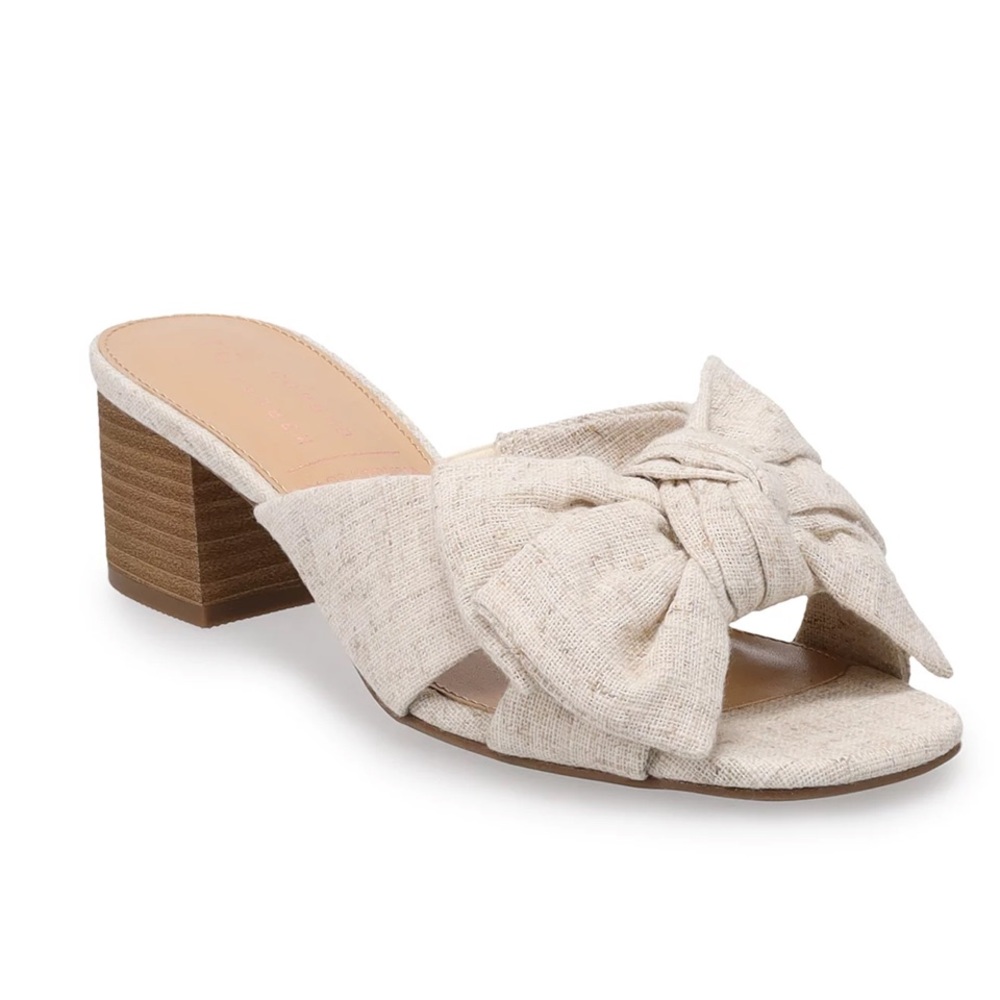 LC Lauren Conrad Izabella Women’s Heeled Slide Sandals